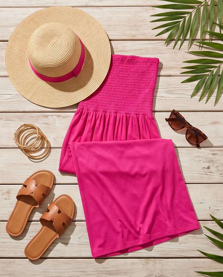 Fustan Sunset Pink