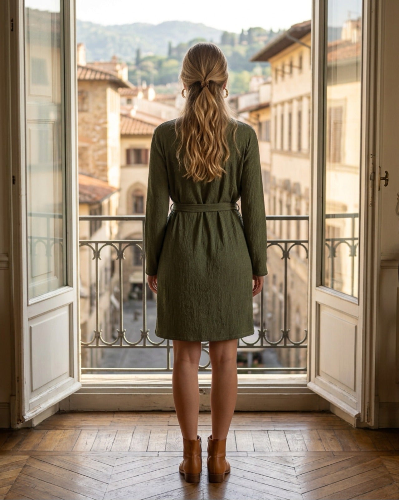 Olive Harmony Dress