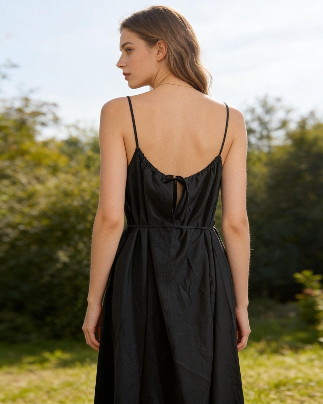 Black Serenity Maxi Dress