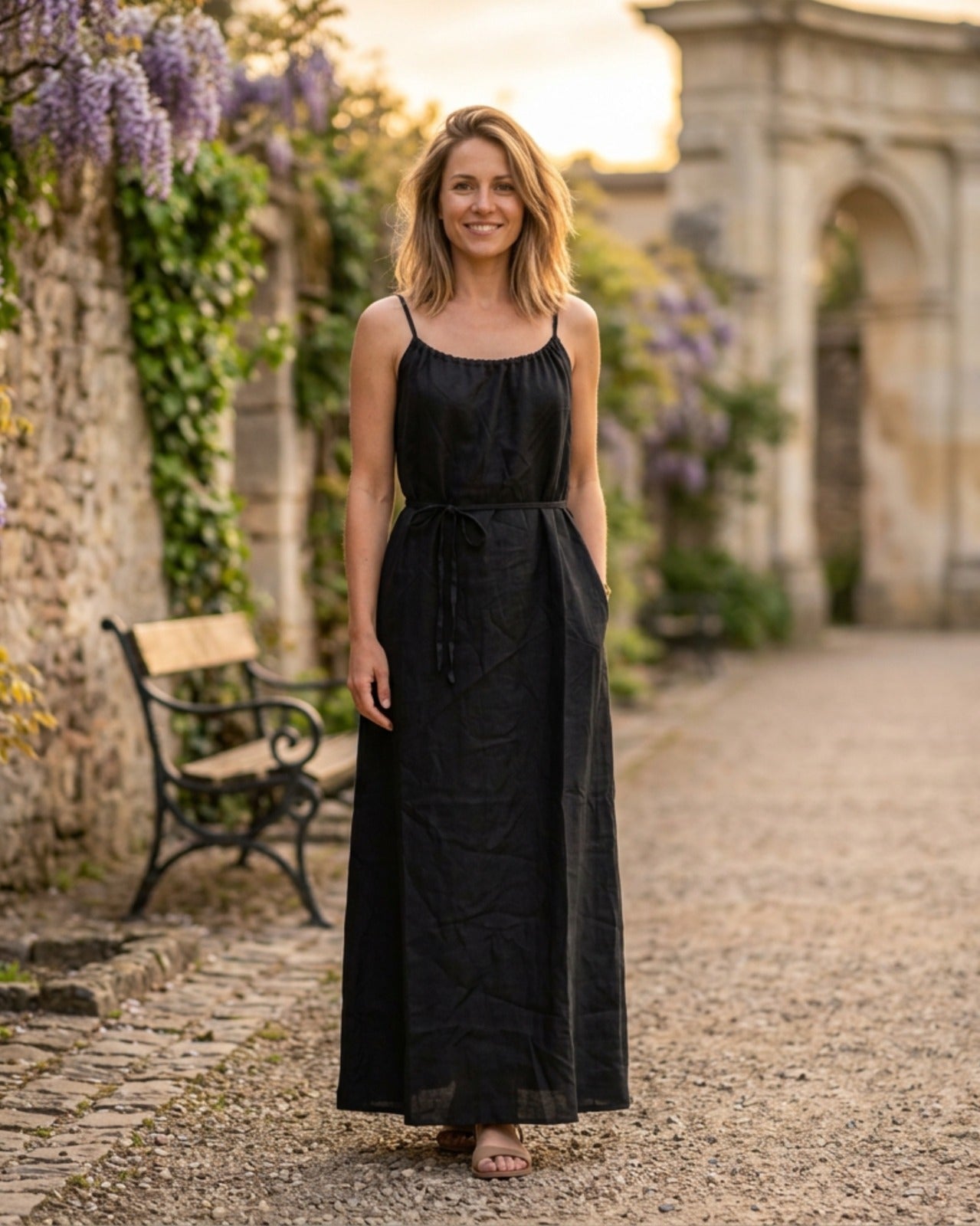 Black Serenity Maxi Dress