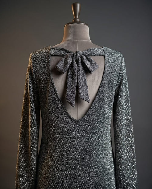 Back Bow Glam Dress