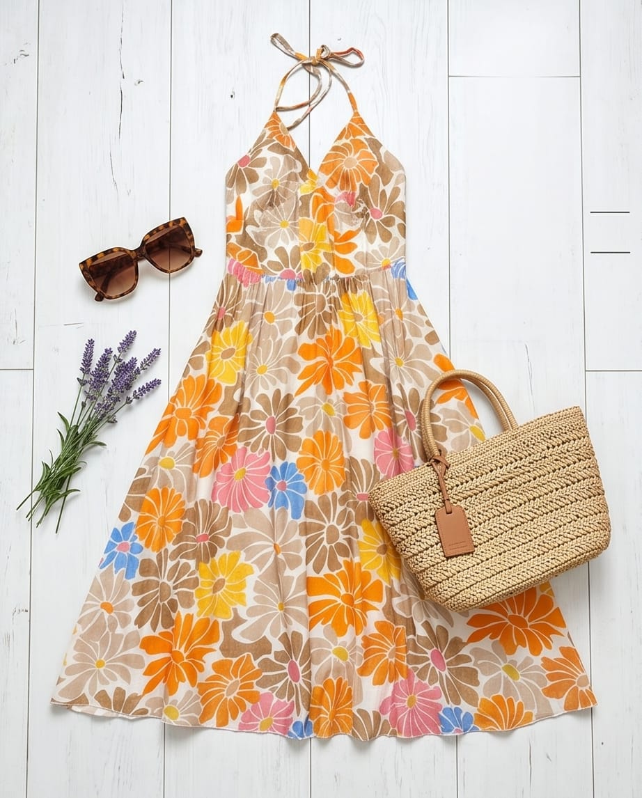 Sunset Bloom Dress